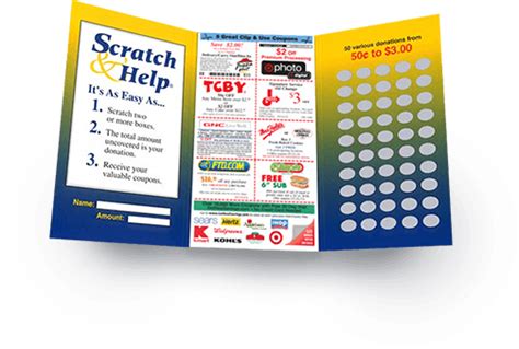 Scratch Card Fundraiser .
